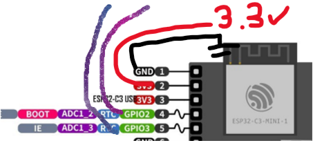 esp32-c3 devkitm i2c